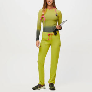 2025 dernière arrivée qualité supérieure élégant soins infirmiers Scrubs ensembles Joggers uniformes Spandex Stretch concepteur médecins uniforme unisexe - Product Image 6