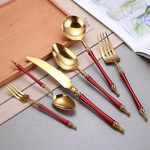 Juego de Cubiertos Moderno y Ecológico para Buffet y Fiestas de Hotel |   Cubiertos de Acero Inoxidable Duraderos para Servicio de Alimentos - Product Image 3