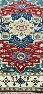 Alfombra hecha a mano de lana Hariz, Alfombras anudadas a mano con patrón abstracto personalizable para uso doméstico y hotelero - Product Image 2