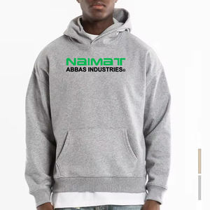 Wholesale Price <b>Men's</b> Thermal Pullover <b>Hoodies</b> 100% Cotton Solid in Stock Customized with Logo Winter Season <b>Plain</b> Dyed - Product Image 2