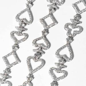 Collar Largo con Diamante Cultivado en Laboratorio de 24.00 Quilates en Oro Blanco de 14K, Impresionante Collar de Diamantes, Joyería de Lujo Perfecta para Regalo - Product Image 3