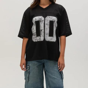 Camiseta de fútbol americano hecha de malla, camisetas de práctica de fútbol americano, sublimación, ropa para adultos, camisetas de malla - Product Image 4