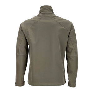 Veste de sport coupe-vent en toile avec logo personnalisé en gros, veste softshell d'automne pour hommes - Product Image 6