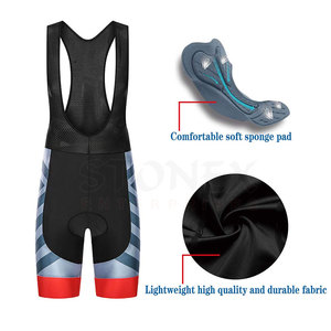 Conjunto de uniforme de Jersey y pantalones cortos de ciclismo unisex personalizado, uniformes de ciclismo al por mayor, trajes de Ciclismo de secado rápido - Product Image 4