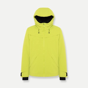 Veste de ski personnalisée avec logo, coupe-vent, grande taille, légère, imperméable, respirante, fermeture éclair, manches longues, rembourrage matelassé pour la neige - Product Image 2