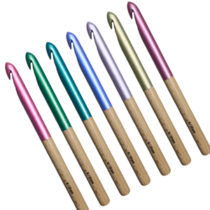 Gancho de ganchillo de madera natural para costura para Hobby y herramientas de tejer con envío a tiempo de la India - Product Image 2