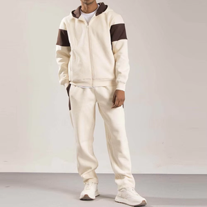 Chándal Informal con Capucha para Hombre, Diseño Personalizado, Ropa Deportiva de Invierno, Transpirable, de Secado Rápido, Ligero, de Algodón y Poliéster, con Cintura Elástica - Product Image 1