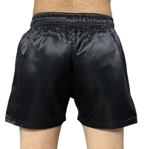 Short décontracté taille moyenne pour hommes Séchage rapide Confortable Motif solide Fermeture à taille élastique pour l'été 100% Polyester - Product Image 3