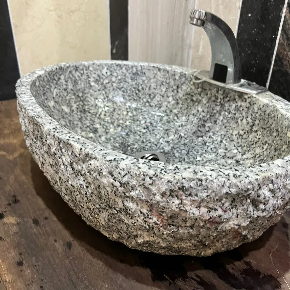 Toptan ucuz doğal beyaz granit taş zemini 60X60 fiyatları Vietnam granit alevli granit karo