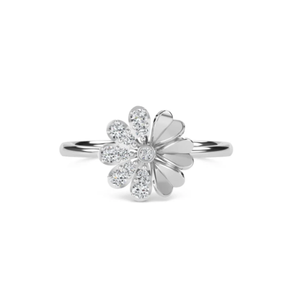 Elegante Anillo de Compromiso con Diamantes Cultivados en Laboratorio, Corte Marquesa, para Mujer, con Brillo Radiante, Belleza Atemporal, Preciado - Product Image 4