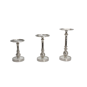 Chandelier conique en fer plaqué argent moderne avec un nouveau design pour décoration de table de mariage ou de Noël prix de gros - Product Image 1