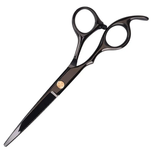 High Manufacturer Customized Logo Stainless Steel Hair Scissors <b>Barber</b> Straight <b>Blade</b> Design With Personalized Logo - Product Image 4