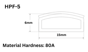 เทปสองด้าน0.5มม. tpo/tps ช่องใส่ของสำหรับใส่ของในประตูกันลมกันฝุ่นกันแมลง - Product Image 2