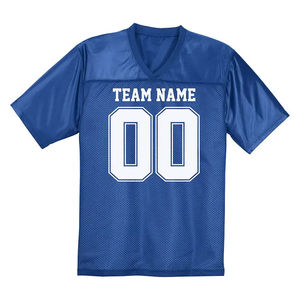 Camiseta de Fútbol Americano Personalizada al por Mayor, Transpirable, de Manga Corta, con Diseño Impreso, Colores y Tallas Personalizables, Unisex para Adultos, 100% - Product Image 4