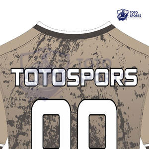 Camiseta de Fútbol Deportiva con Logotipo Personalizado, Color Marrón, Nuevo, Alto Rendimiento, Ligera, Suave y Transpirable, el Mejor Servicio - Product Image 3