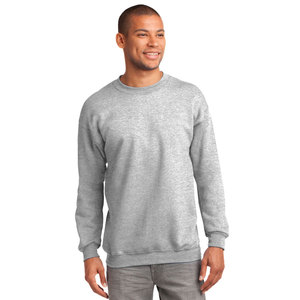 Venta caliente 250GSM estilo básico sudadera de algodón puro para hombres Casual Regular-Fit cuello redondo manga larga sudadera de algodón - Product Image 4