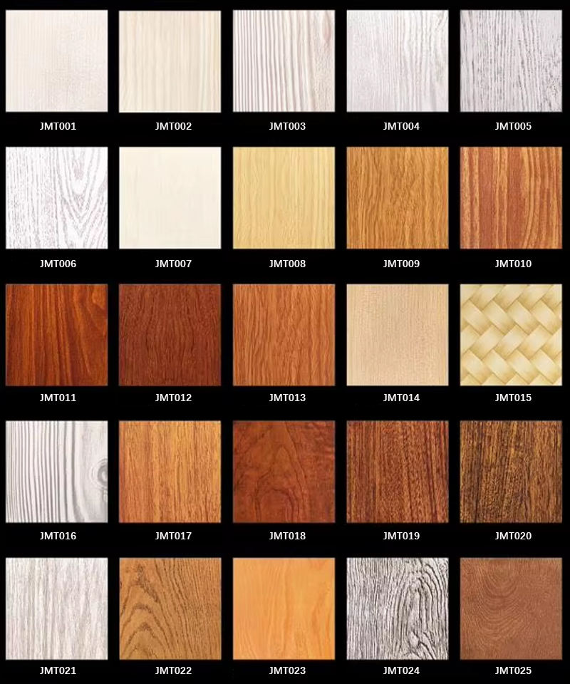 Nuancier de couleurs de grain de bois