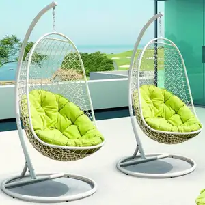 Cửa Hàng Top 1 Hot bán trong suốt treo ghế đu sàn đứng vàng Acrylic bong bóng ghế với đứng phòng khách vườn