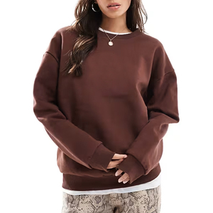 Sudadera de Mujer de Moda, Diseño Nuevo, Logotipo Personalizado, Invierno, Cómoda, Ajustada, Estilo Urbano, Color Liso, con Servicio OEM, Venta al Por Mayor - Product Image 5