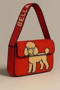 Shoulder <b>Bags</b> Lightweight <b>Dog</b> Design Beaded Summer Handbags From India embroidery Customized handbag with seed beads design - Product Image 3