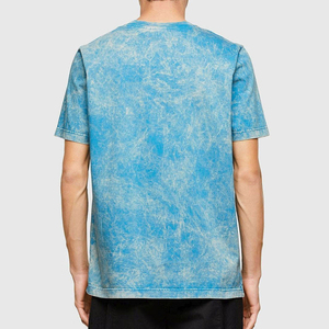 T-shirt pour homme en coton 100% de haute qualité, lavage à l'acide, fabrication sur mesure en gros, nouveau design, léger, anti-froissement, manches courtes, Pachuco - Product Image 3