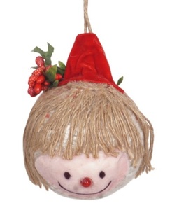 Adornos Navideños Colgantes de Moda, Hechos a Mano y Ecológicos (Tela/Algodón/Terciopelo/Yute), Decoración de Fábrica de Suministros de Arte y Artesanía - Product Image 6