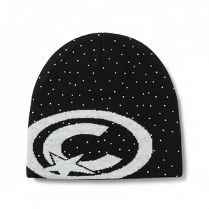 Gorro de Invierno de Acrílico Personalizado al por Mayor OEM, con Pedrería Premium, para Hombre y Mujer, Cómodo, Transpirable, Cálido y de Secado Rápido - Product Image 2