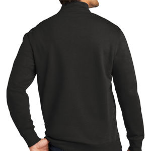 Designs personnalisés Sweatshirts hommes bonne qualité en gros de base coton mélangé prix de vente chaud Sweatshirts quart de fermeture éclair pour hommes - Product Image 6