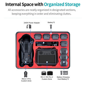 STARTRC 컴팩트 하드 쉘 숄더 백 <span class=keywords><strong>DJI</strong></span> 매빅 4 프로용 |   방수 및 방진 ABS 케이스 조절 가능한 스트랩 포함 - Product Image 2