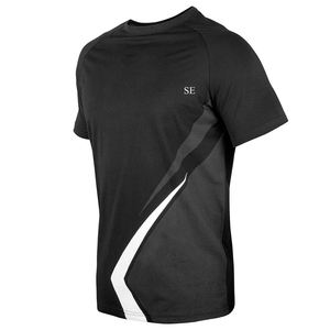 T-shirt uni à col rond pour homme, manches longues, imprimé personnalisé, 100% coton satiné, écologique, séchage rapide, respirant, sport d'été, unisexe - Product Image 5