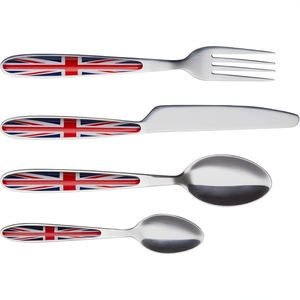 Cubiertos de acero inoxidable de alta calidad, cuchara, tenedor y cuchillo, juego de cubiertos, chapado en plata de lujo con juego de cubiertos de diferentes colores - Product Image 6