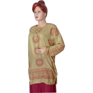 Alta calidad alta calidad Om Kurta 100% tela de algodón precios al por mayor ropa Lisa personalizada Anti Technics artículo estilo para exportación - Product Image 2