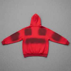 Sweat à capuche personnalisé YASH SPORTS pour homme, hiver, luxe, broderie unie, streetwear, polaire, 100% coton, vintage, oversize, délavé à l'acide - Product Image 2