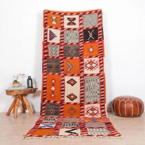 Auténticas Alfombras Marroquíes Hechas a Mano de Lana, Diseños Berber Tradicionales, Estilos Vintage Modernos para Decoración del Hogar - Product Image 1