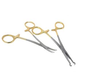 Juego de Pinzas para Vasectomía sin Bisturí de 14 cm, Instrumentos Quirúrgicos Manuales de Acero Inoxidable Alemán, Pinzas de Anillo Fino NSV con Certificación CE - Product Image 1