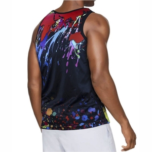 Manufacturer Custom Logo Gym Fitness Breathable <b>Men</b> Bodybuilding <b>Tank</b> <b>top</b> Printed Cotton OEM Customized - Product Image 2