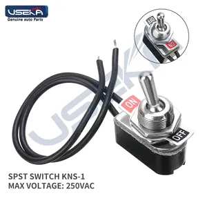 Harga Pabrik Produsen Off Kabel Toggle Switch Kabel Medium Beralih Switch12v Toggle Switch KNS-1