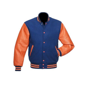 Trendy Plus Size Men's Varsity University Baseball Jacket Unique Style with Canvas <b>Fabric</b> CollegeBaseballjacket for men - Product Image 4