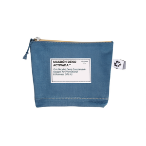 Neceser de Mezclilla Reciclada Orin, Artículos Sostenibles para Regalos Promocionales y Empresariales - Product Image 3