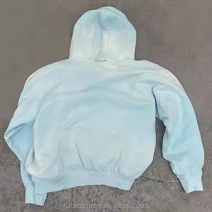 Sweat à capuche de luxe en éponge française à la mode, épaules tombantes, sweats à capuche surdimensionnés pour hommes, sweat à capuche imprimé personnalisé, sweats à capuche assortis de couleurs - Product Image 4