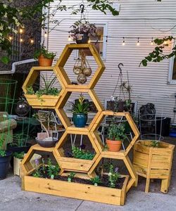 กระถางต้นไม้ทำจากไม้สำหรับงานหัตถกรรมหวังว่าจะปลูกต้นไม้ในสวนหลังบ้านกระถางไม้สำหรับสวน - Product Image 6