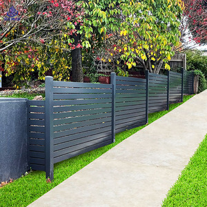 Panneaux de clôture horizontaux en alliage d'aluminium pour jardin, <span class=keywords><strong>balcon</strong></span> extérieur, cour, <span class=keywords><strong>palissade</strong></span> de jardinage pour l'intimité - Product Image 2