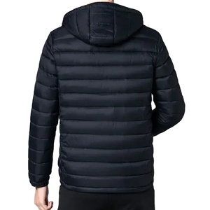 2024 nueva chaqueta informal para hombre, Abrigo acolchado ligero con relleno, Parka cálida de invierno en lona, ropa exterior estética - Product Image 2