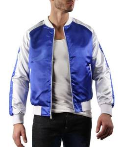 Nuevo diseño de cremallera de invierno 100% de nailon, chaqueta Bomber de tamaño personalizado para hombre, chaqueta Bomber de satén sólido grueso de poliéster de alta calidad - Product Image 6