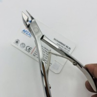 Pince à cuticules professionnelle Solingen en acier inoxydable, ouverture de mâchoire personnalisable 10-11 mm, durable, pour ongles incarnés