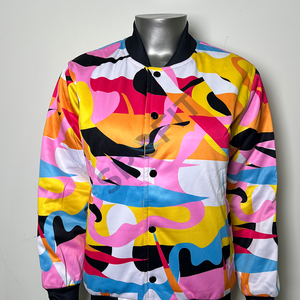 Vente en gros de veste universitaire de style vintage pour femmes avec logo personnalisé et broderie, couleur personnalisée, mode hivernale - Product Image 2