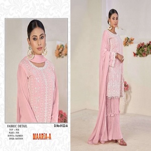 ชุดสูทปากีสถานปักลายสวยงามสำหรับเทศกาลปาร์ตี้ชุดปากีสถาน - Product Image 4