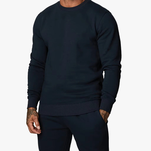 Vente en gros de haute qualité polaire 400gsm coton mélangé ensemble de pantalons de survêtement pour hommes avec impression de logo personnalisé bas actifs - Product Image 1