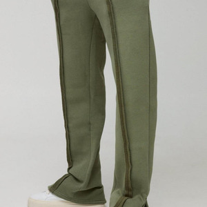 Nouveauté Streetwear vierge personnalisé, pantalon de survêtement évasé pour hommes, pantalon en coton éponge française pour hommes, pantalon de survêtement évasé lavé pour hommes - Product Image 6