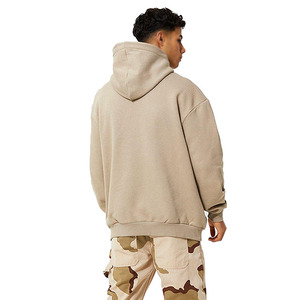 Sudaderas con capucha de gran tamaño populares para hombres 100% algodón impermeable y anticontracción diseño personalizado estampado o logotipo tejido de punto - Product Image 2